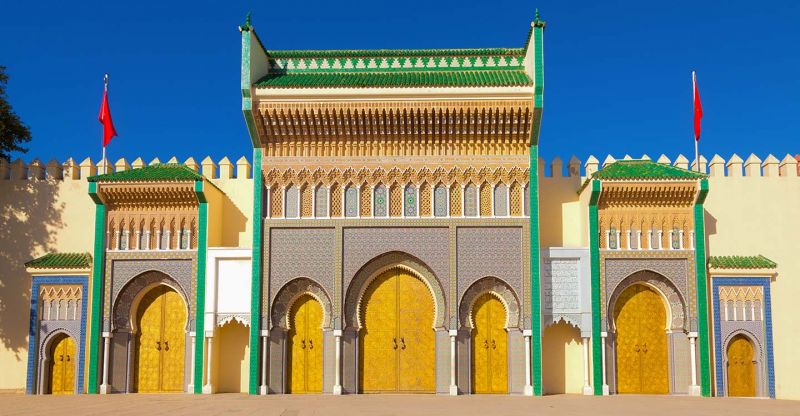 Het Koninklijk Paleis in Rabat