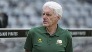 Hugo Broos als coach van Zuid-Afrika