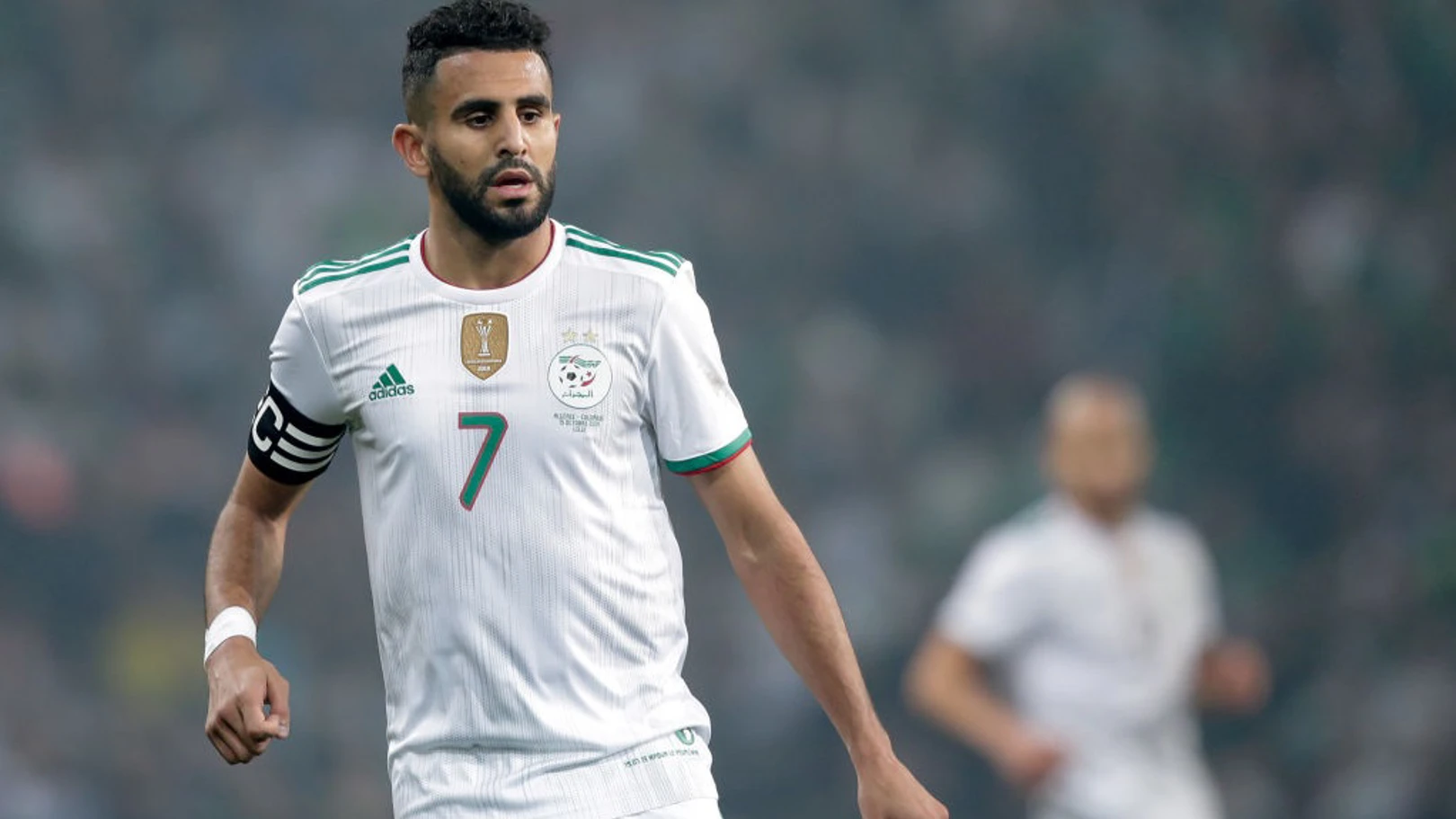 Riyad Mahrez als sterspeler van Algerije