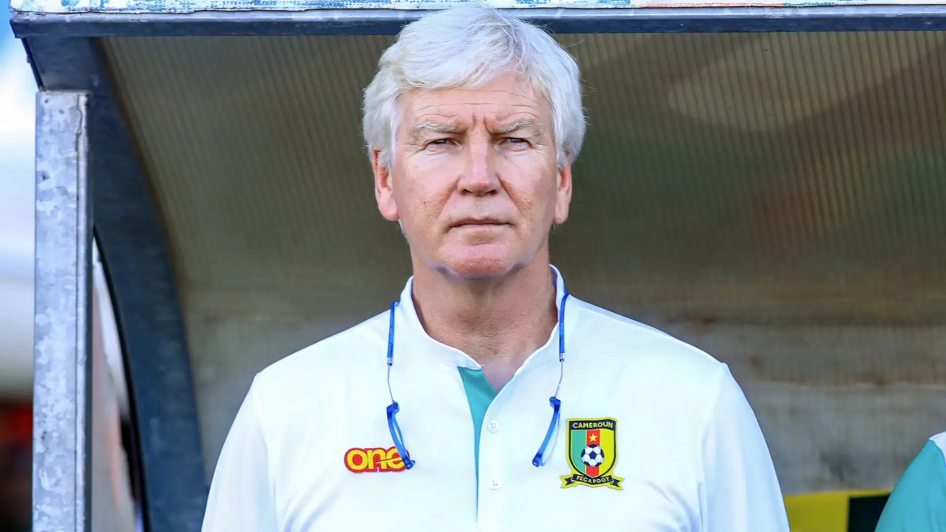 Marc Brys als coach van Kameroen