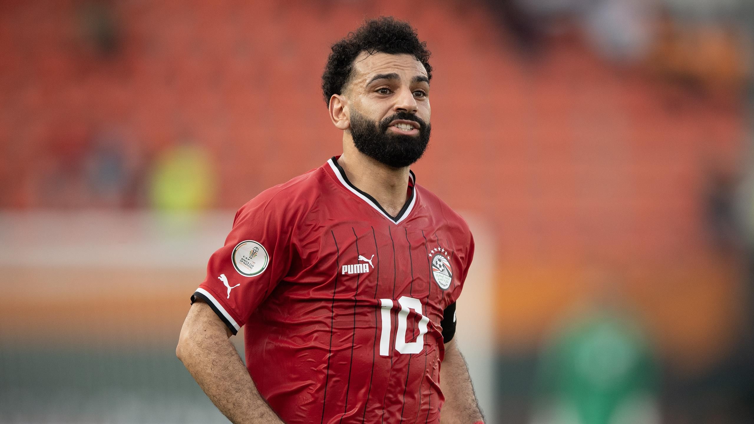 Mohamed Salah als sterspeler van Egypte