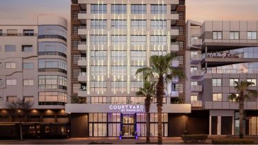 Het Marriott Courtyard Hotel in Casablanca