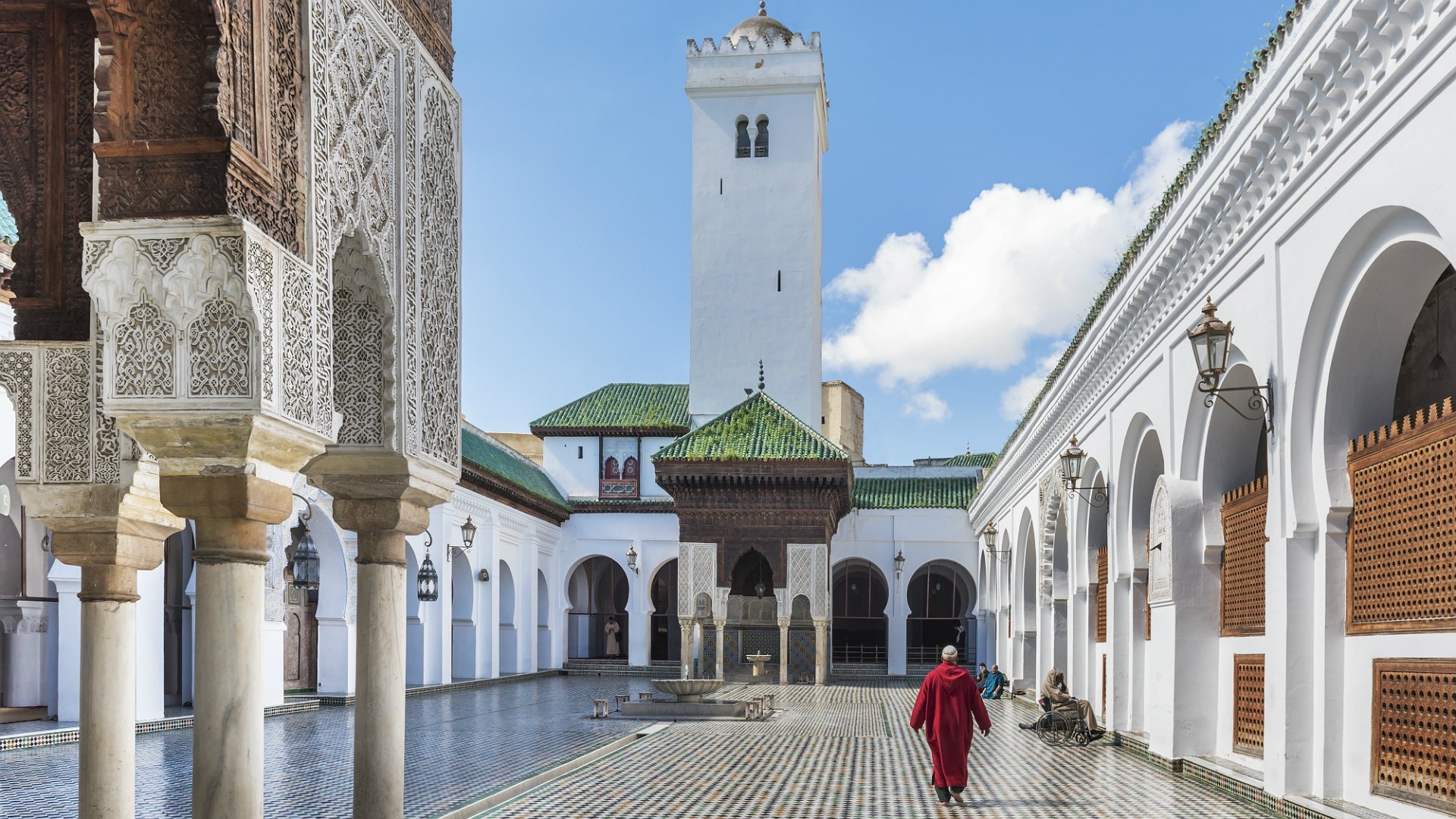 De Al-Qarawiyyin Universiteit in Fès