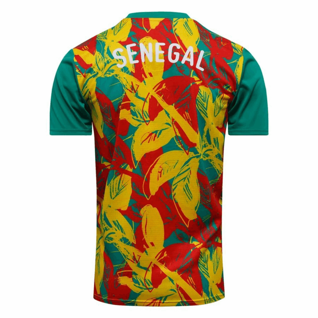 Senegal Prematch shirt Afrika Cup 2025 achterkant