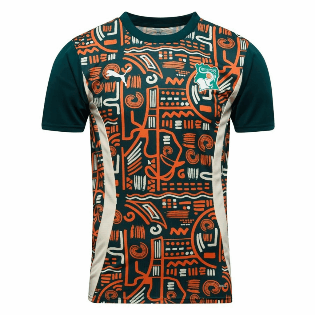 Ivoorkust Prematch shirt Afrika Cup 2025