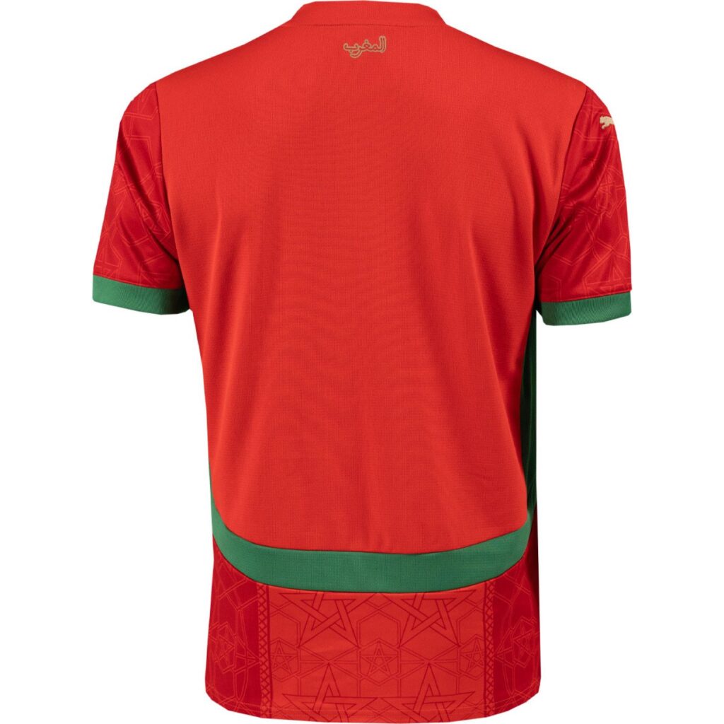 Marokko Thuisshirt Afrika Cup 2025 achterkant